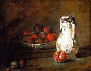 Jean Baptiste Simeon Chardin A Bowl of Plums oil painting artist